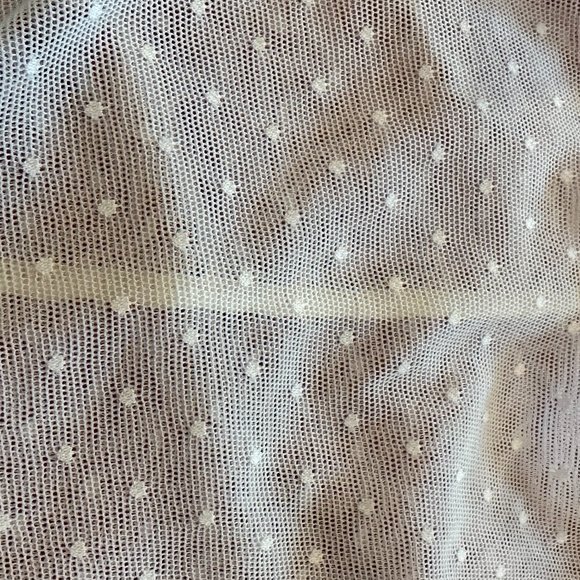 Free People Sheer Mock Neck Long Sleeve Layering Top Size Medium - Picture 6 of 9